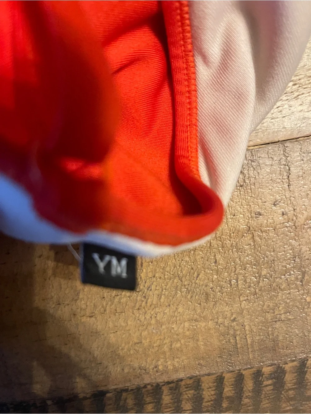 Jo & Jax Tops; Youth Medium Red Cropped  Top & Black Strappy Bralette Set